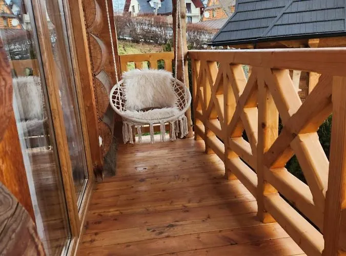 Domek alpejski Goralska 2 Highland - Split Ac, Jacuzzi, Sauna, Private Parking, Mountains View, Garden,