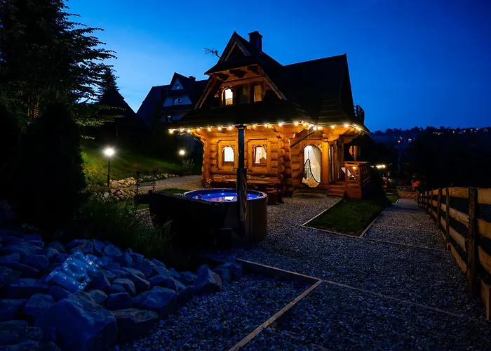 Domek alpejski Goralska 2 Highland - Split Ac, Jacuzzi, Sauna, Private Parking, Mountains View, Garden,