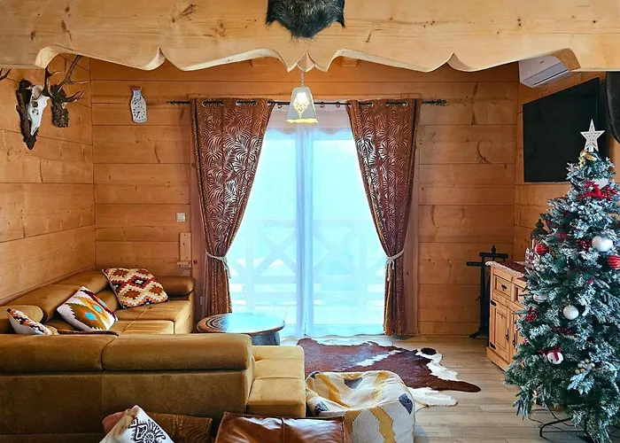 Goralska 2 Highland - Split Ac, Jacuzzi, Sauna, Private Parking, Mountains View, Garden, Domek alpejski