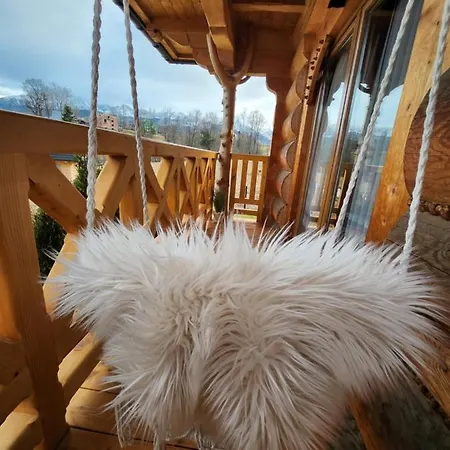 木屋 Goralska 2 Highland - Split Ac, Jacuzzi, Sauna, Private Parking, Mountains View, Garden, 扎科帕内