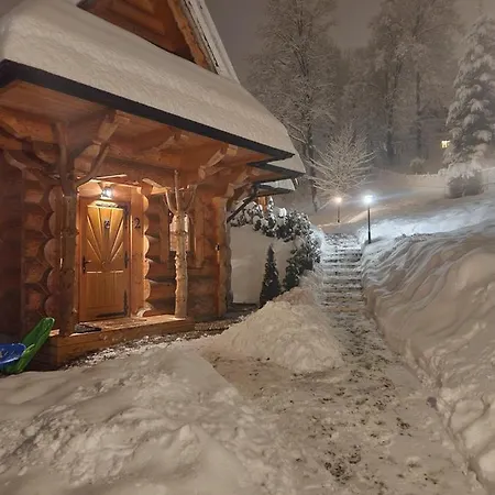 木屋 Goralska 2 Highland - Split Ac, Jacuzzi, Sauna, Private Parking, Mountains View, Garden,