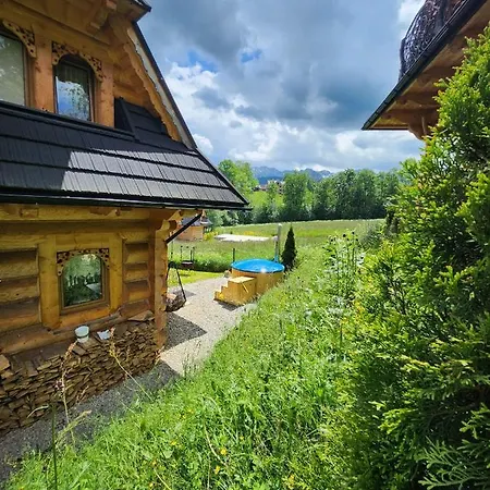 木屋 Goralska 2 Highland - Split Ac, Jacuzzi, Sauna, Private Parking, Mountains View, Garden, 扎科帕内