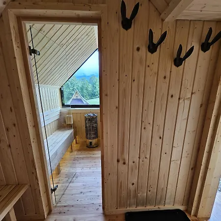木屋 Goralska 2 Highland - Split Ac, Jacuzzi, Sauna, Private Parking, Mountains View, Garden, 扎科帕内