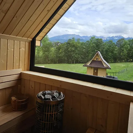 Goralska 2 Highland - Split Ac, Jacuzzi, Sauna, Private Parking, Mountains View, Garden, Alpehytte Zakopane