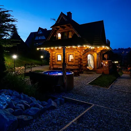 木屋 Goralska 2 Highland - Split Ac, Jacuzzi, Sauna, Private Parking, Mountains View, Garden,