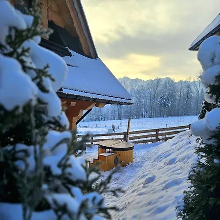 Goralska 2 Highland - Split Ac, Jacuzzi, Sauna, Private Parking, Mountains View, Garden, 木屋 扎科帕内