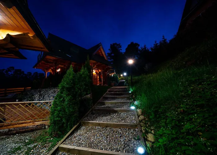 Alpehytte Goralska 2 Highland - Split Ac, Jacuzzi, Sauna, Private Parking, Mountains View, Garden, Zakopane