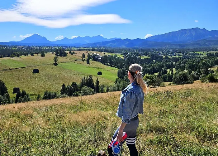 Goralska 2 Highland - Split Ac, Jacuzzi, Sauna, Private Parking, Mountains View, Garden, Alpehytte *