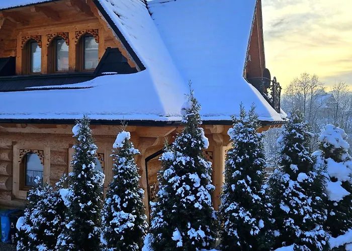 Goralska 2 Highland - Split Ac, Jacuzzi, Sauna, Private Parking, Mountains View, Garden, Alpehytte